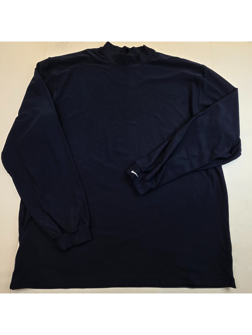 Nike Golf Dri-Fit Tour Performance Mock Long Sleeved Shirt Men's 2XL Dark Blue